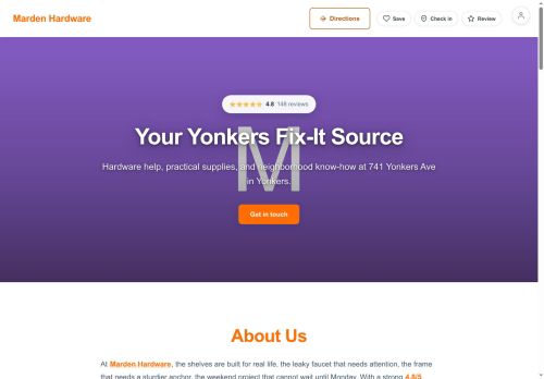 Preview of your live website