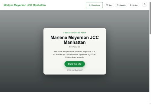 Preview of your live website