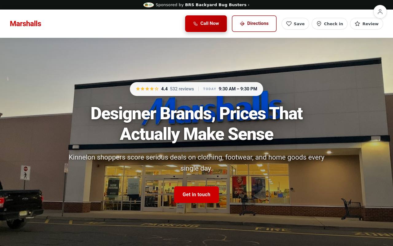 Preview of your live website