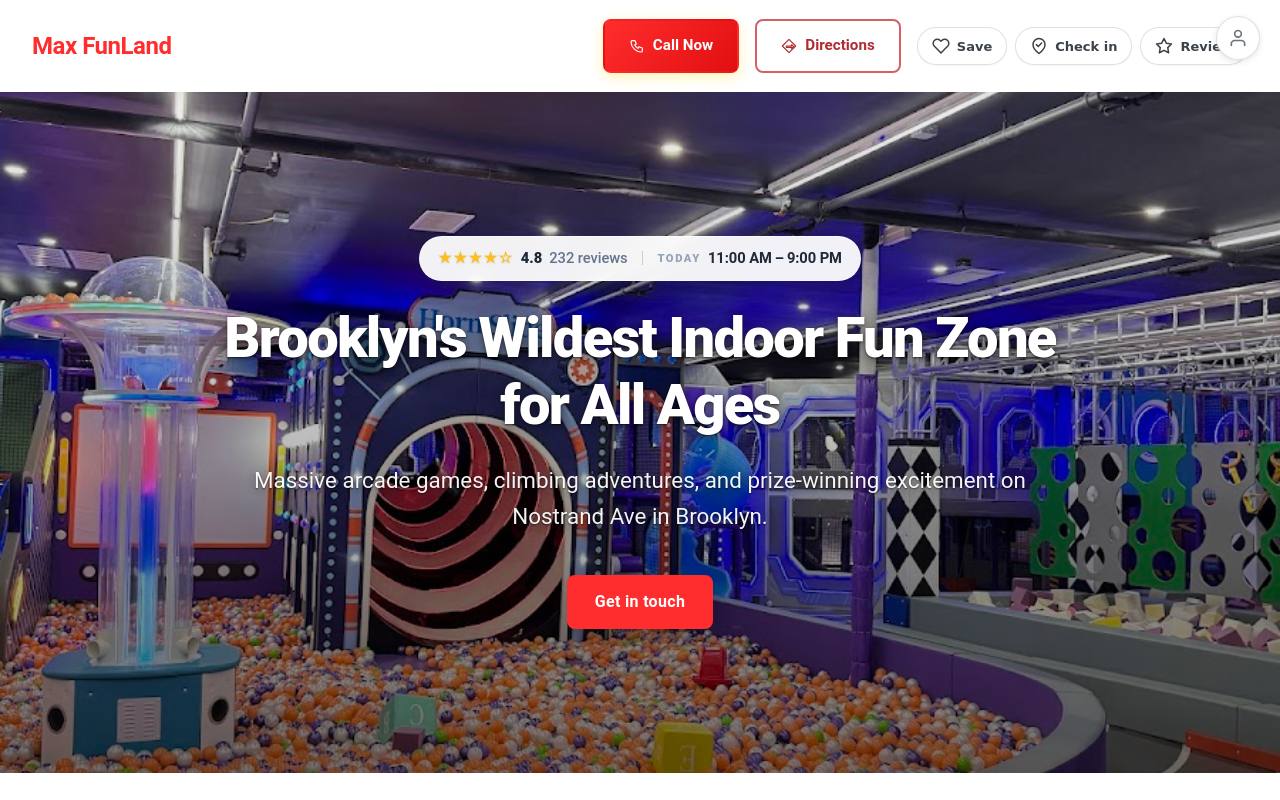 Preview of your live website