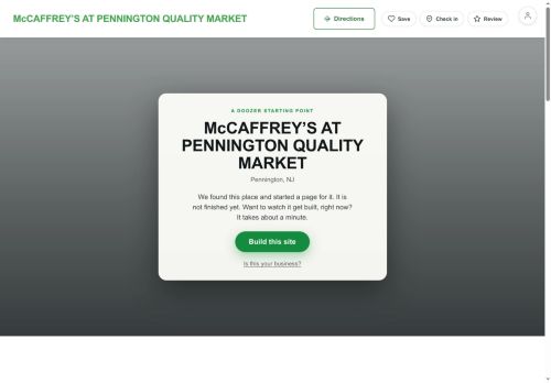 Preview of your live website