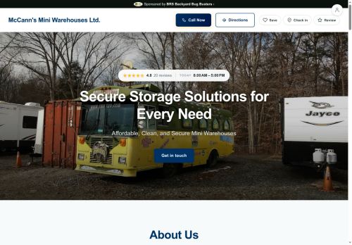 Preview of your live website