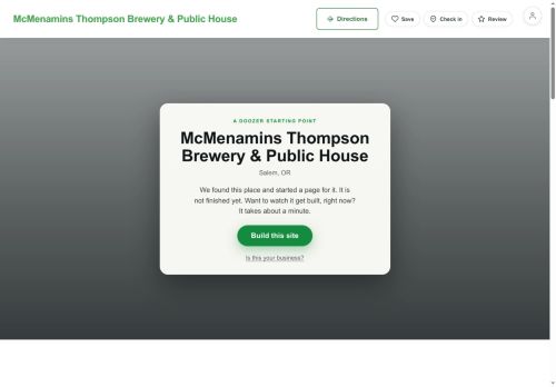 Preview of your live website