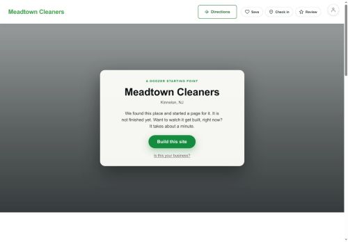 Preview of your live website