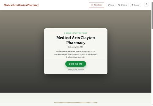 Preview of your live website