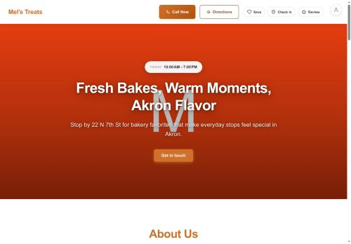 Preview of your live website
