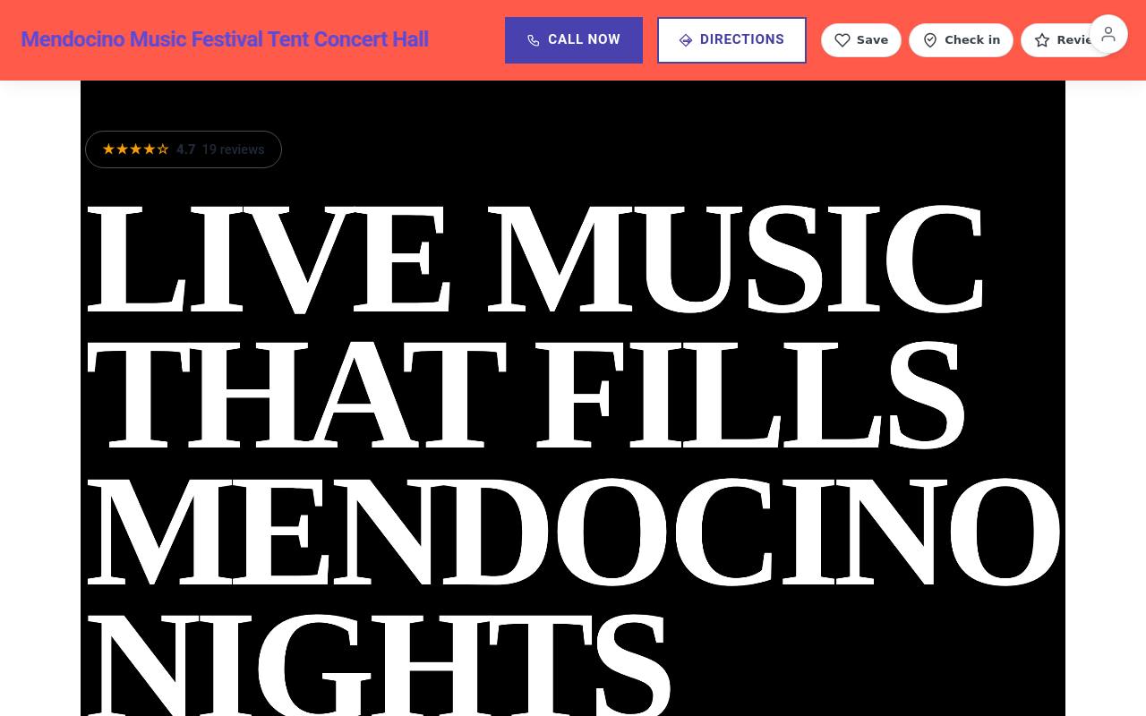 Preview of your live website