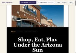 Preview of your live website