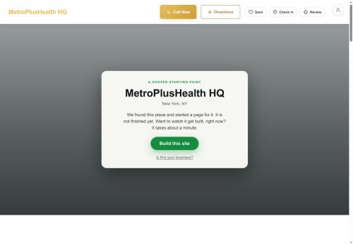 Preview of your live website