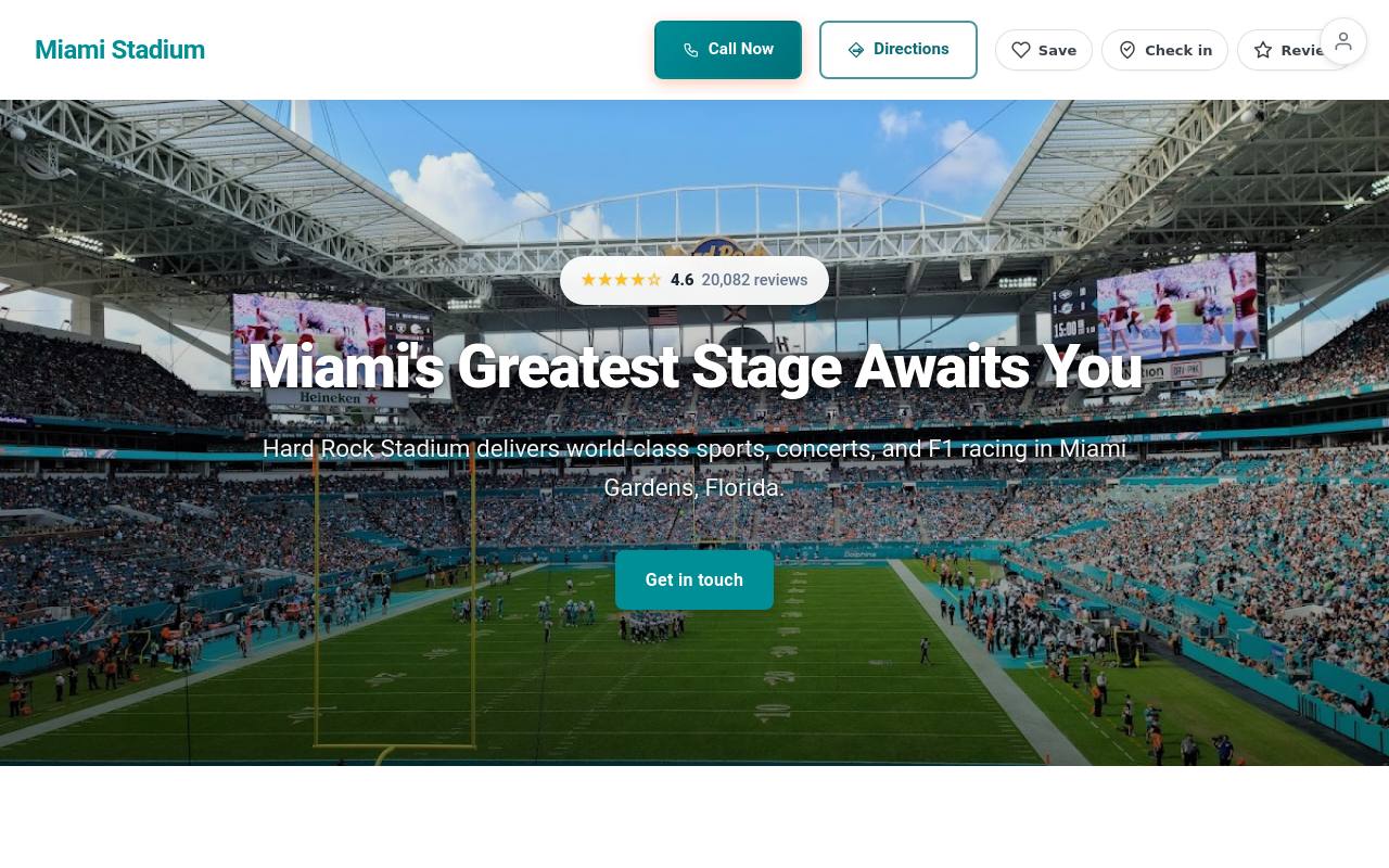 Preview of your live website