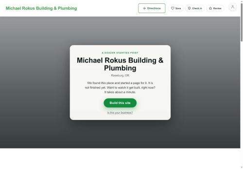 Preview of your live website