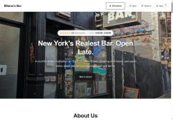 Preview of your live website