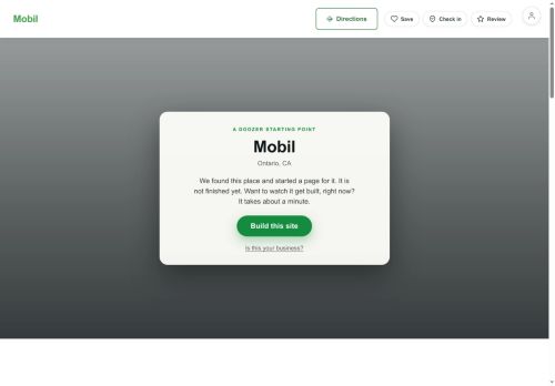 Preview of your live website