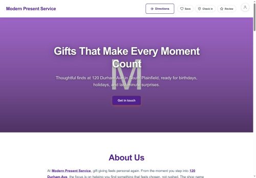 Preview of your live website