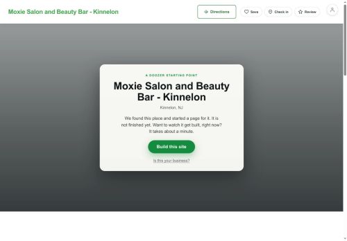 Preview of your live website