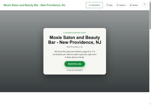 Preview of your live website