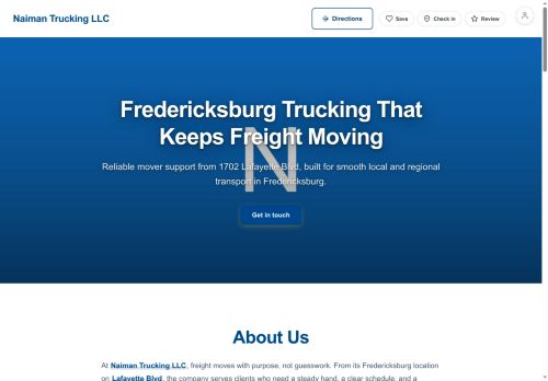 Preview of your live website