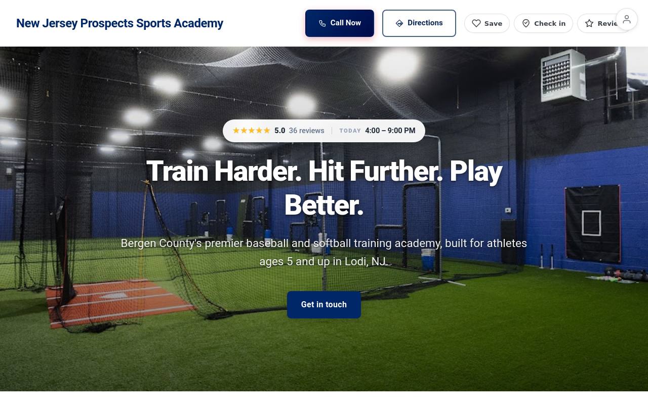Preview of your live website