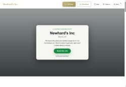 Preview of your live website