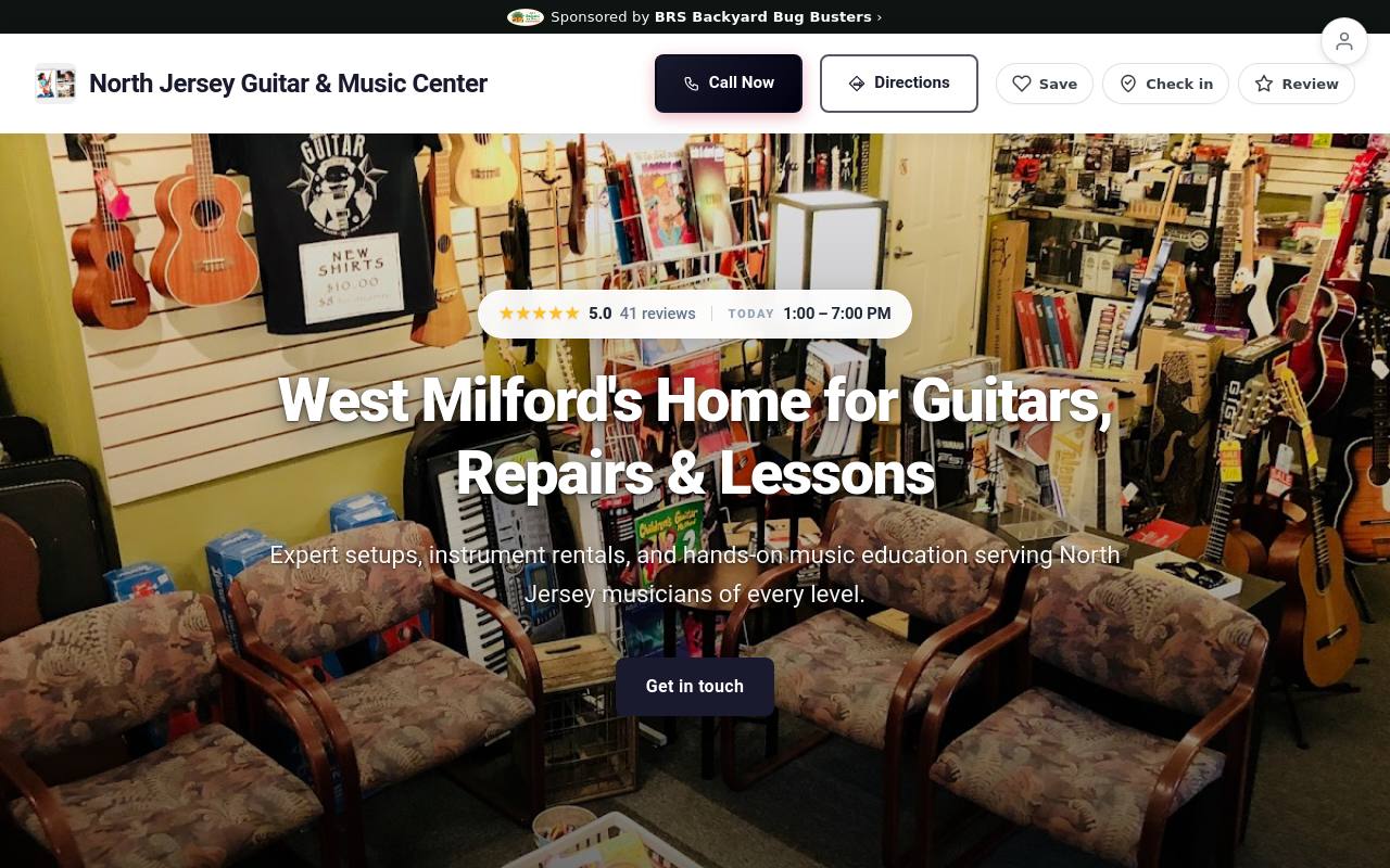 Preview of your live website