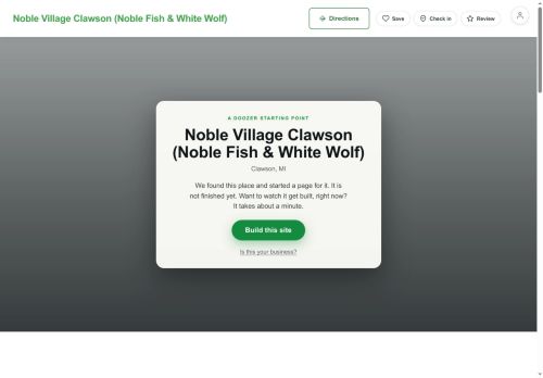 Preview of your live website