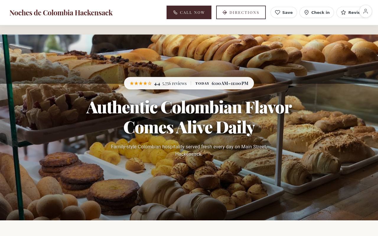 Preview of your live website