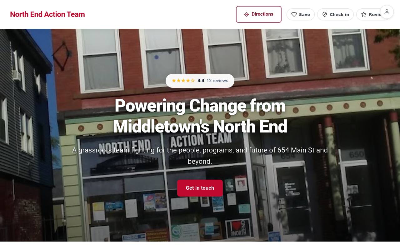 Preview of your live website