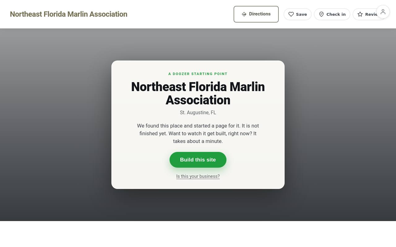 Preview of your live website