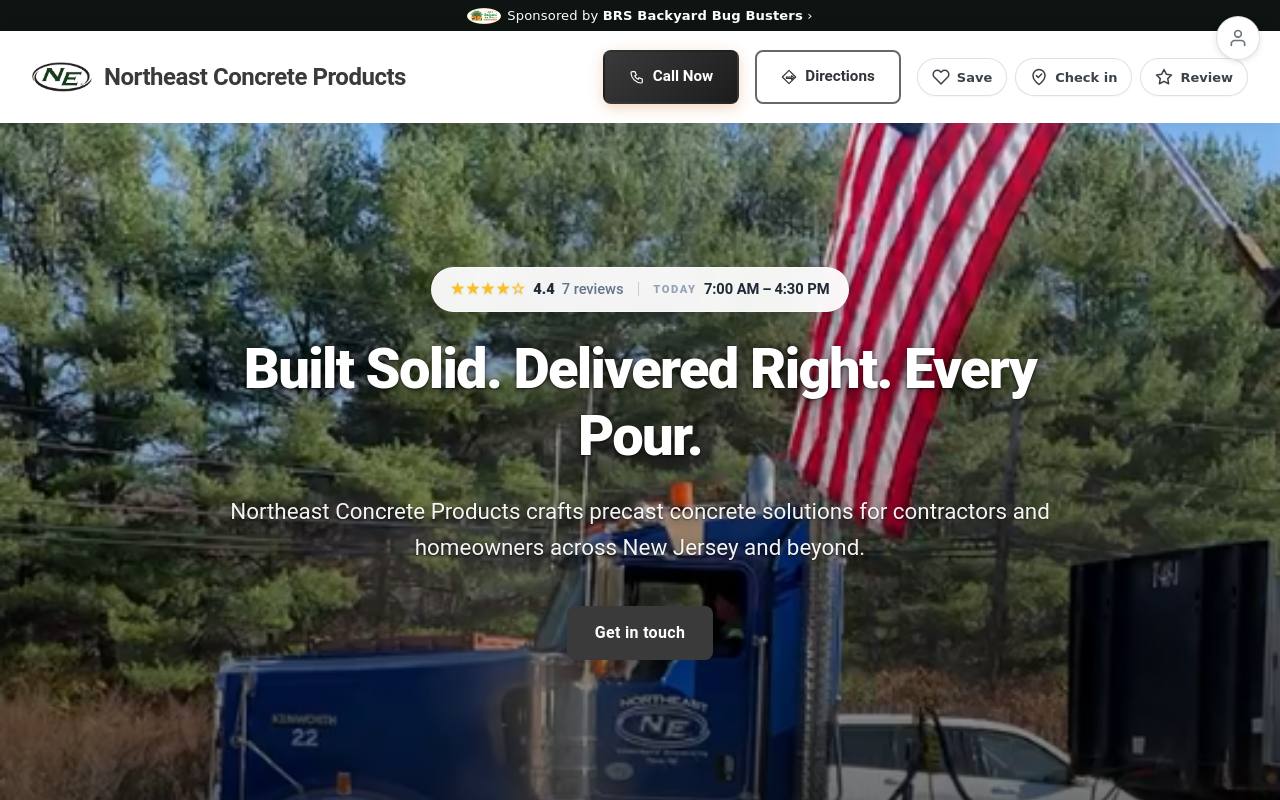 Preview of your live website