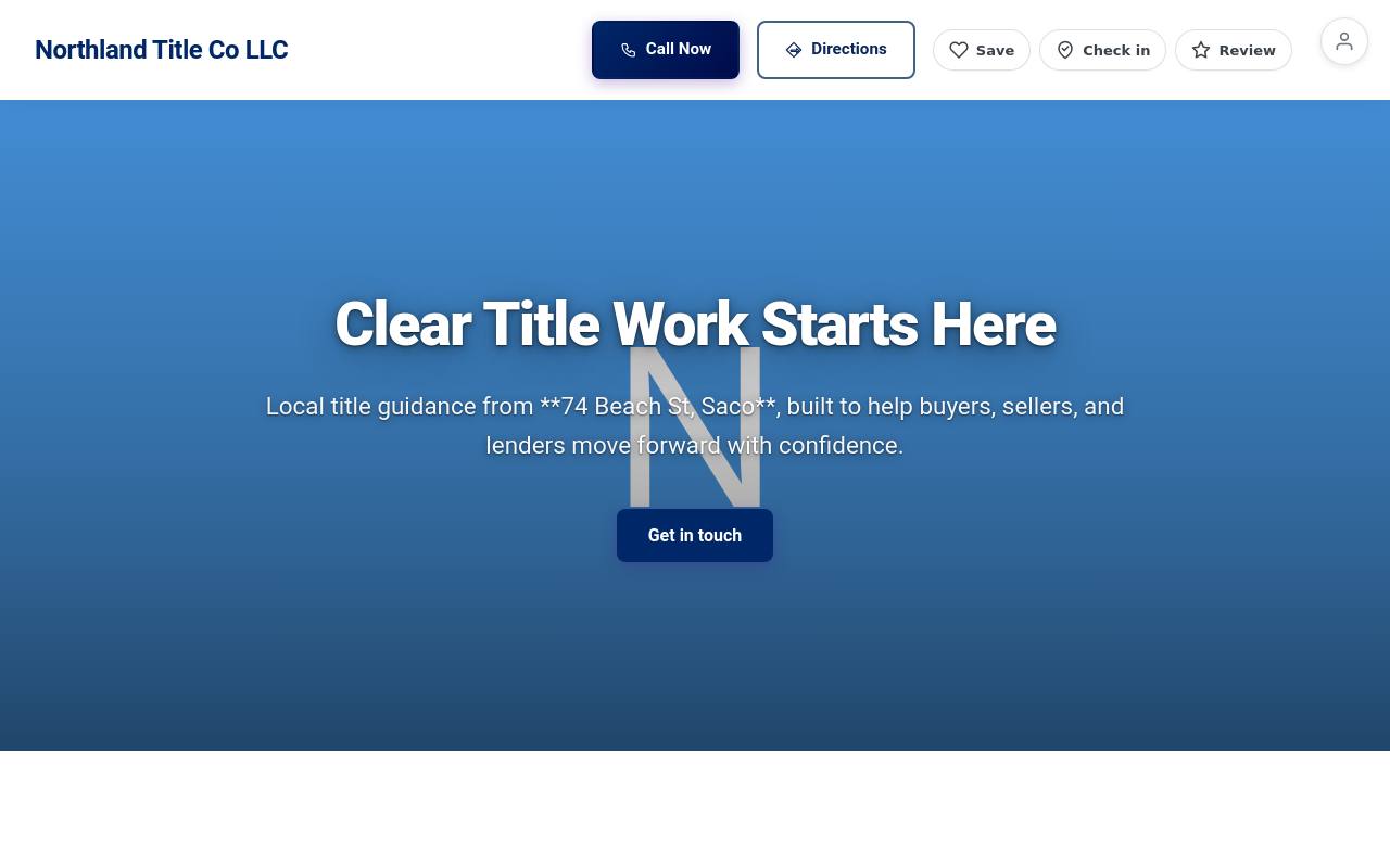 Preview of your live website