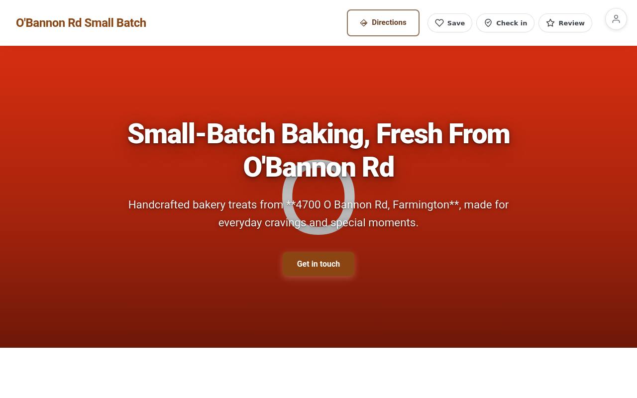 Preview of your live website