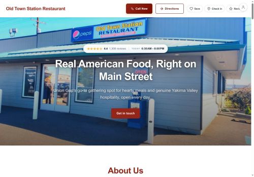 Preview of your live website