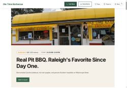 Preview of your live website