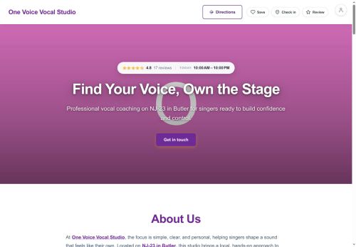 Preview of your live website