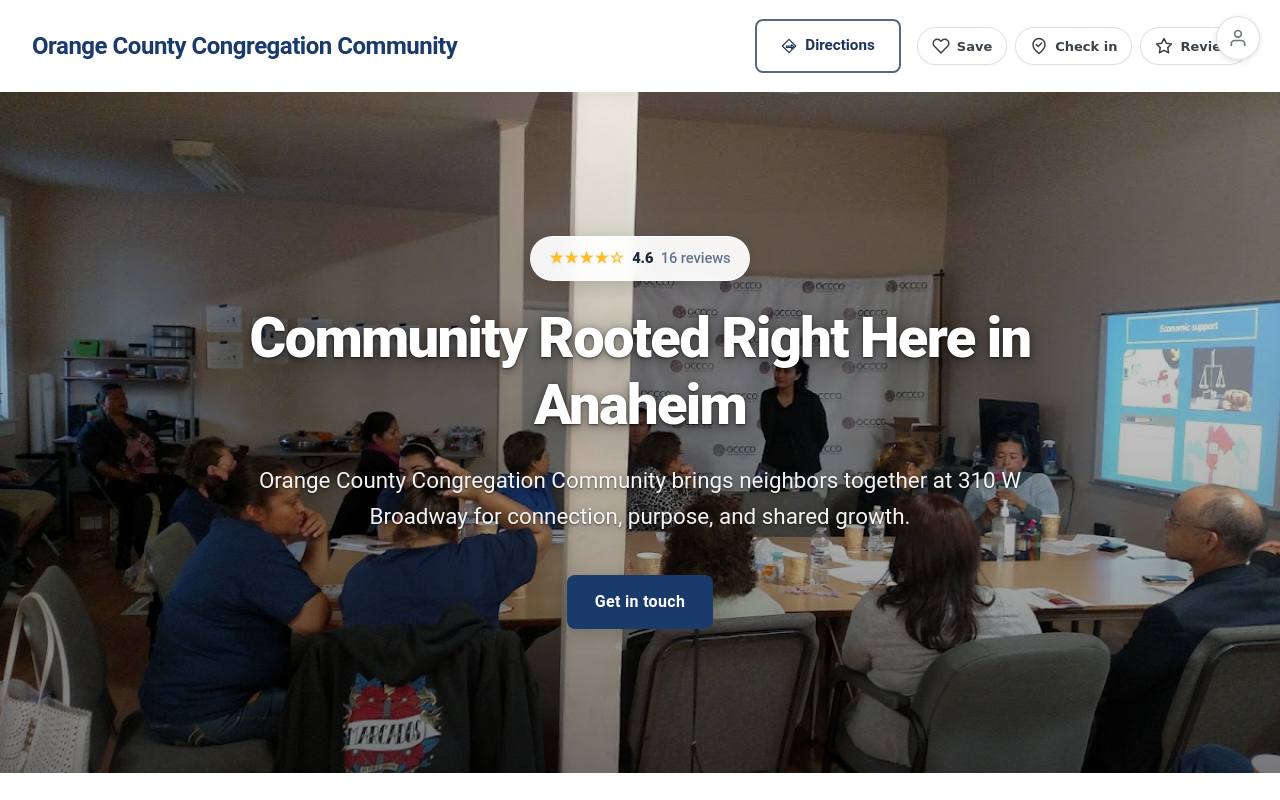 Preview of your live website