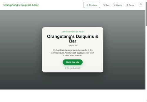 Preview of your live website