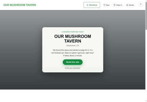 Preview of your live website