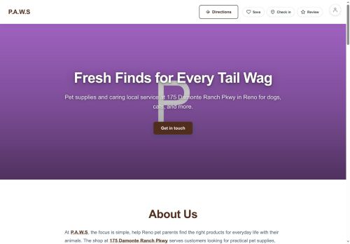 Preview of your live website