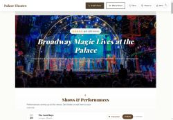 Preview of your live website