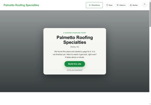 Preview of your live website