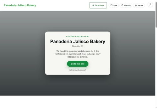 Preview of your live website