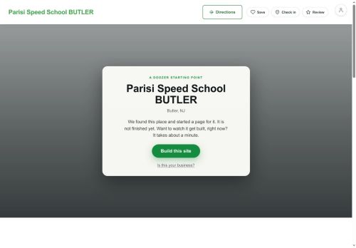 Preview of your live website