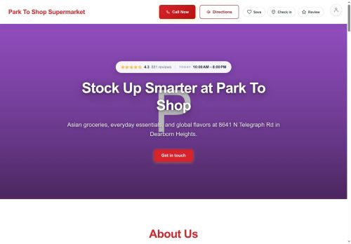 Preview of your live website