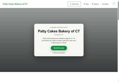 Preview of your live website