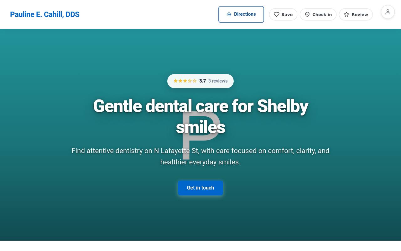 Preview of your live website