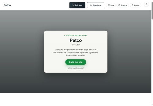 Preview of your live website
