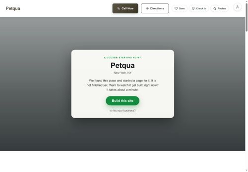 Preview of your live website
