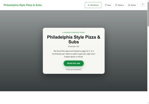 Preview of your live website