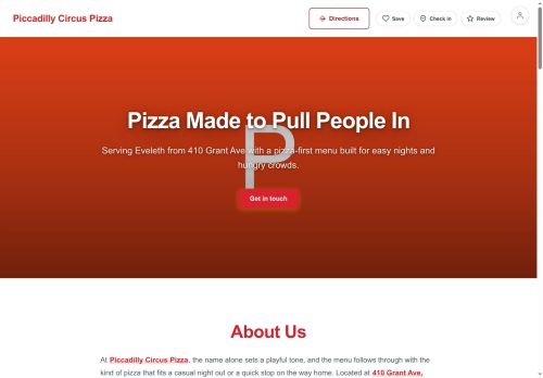 Preview of your live website