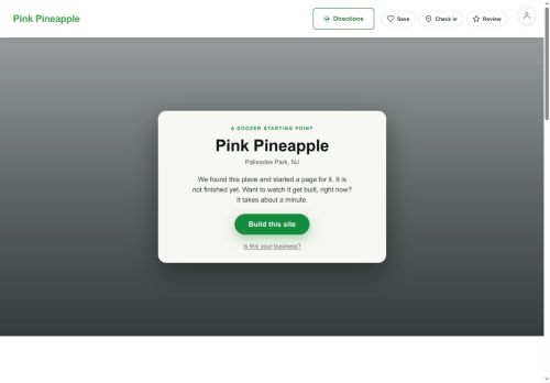 Preview of your live website